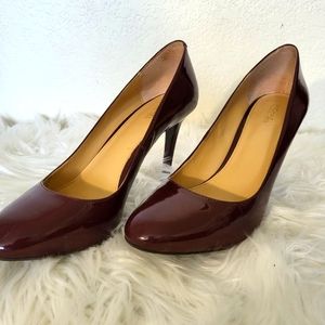Michael Kors Plum Colored Patent Pumps